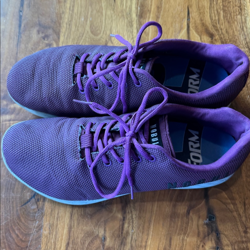 Deep Purple NoBull Trainers Crossfit Sneakers M11.5 W13 - Picture 8 of 16